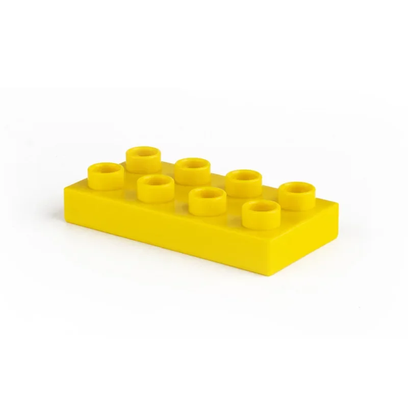 Big Size Block Thin Brick 2x4 10pcs/lot Education Building Blocks Compatible with Duplo Bricks Plastic Toys for Children