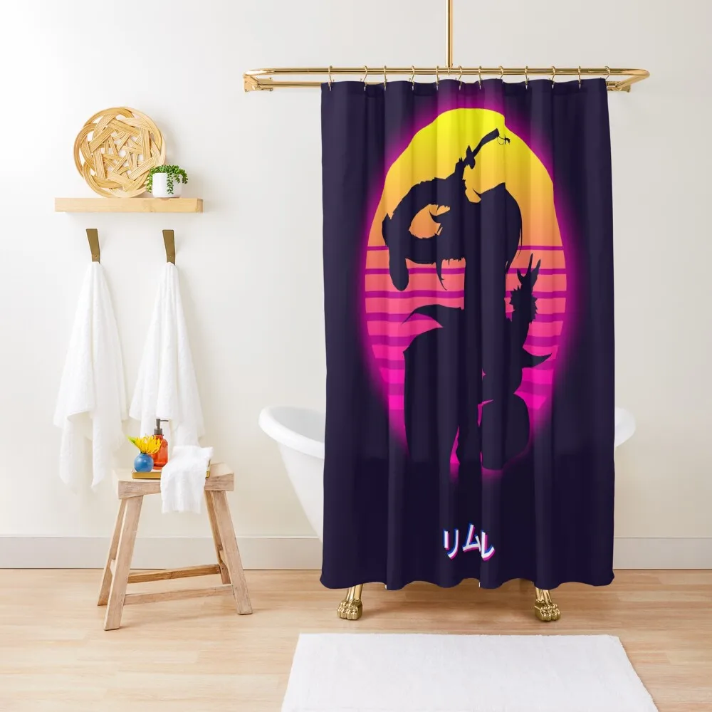 

Rimuru Tempest - Retro Shower Curtain Bathroom Showers Set For Bathroom Accessories For Shower And Services Curtain