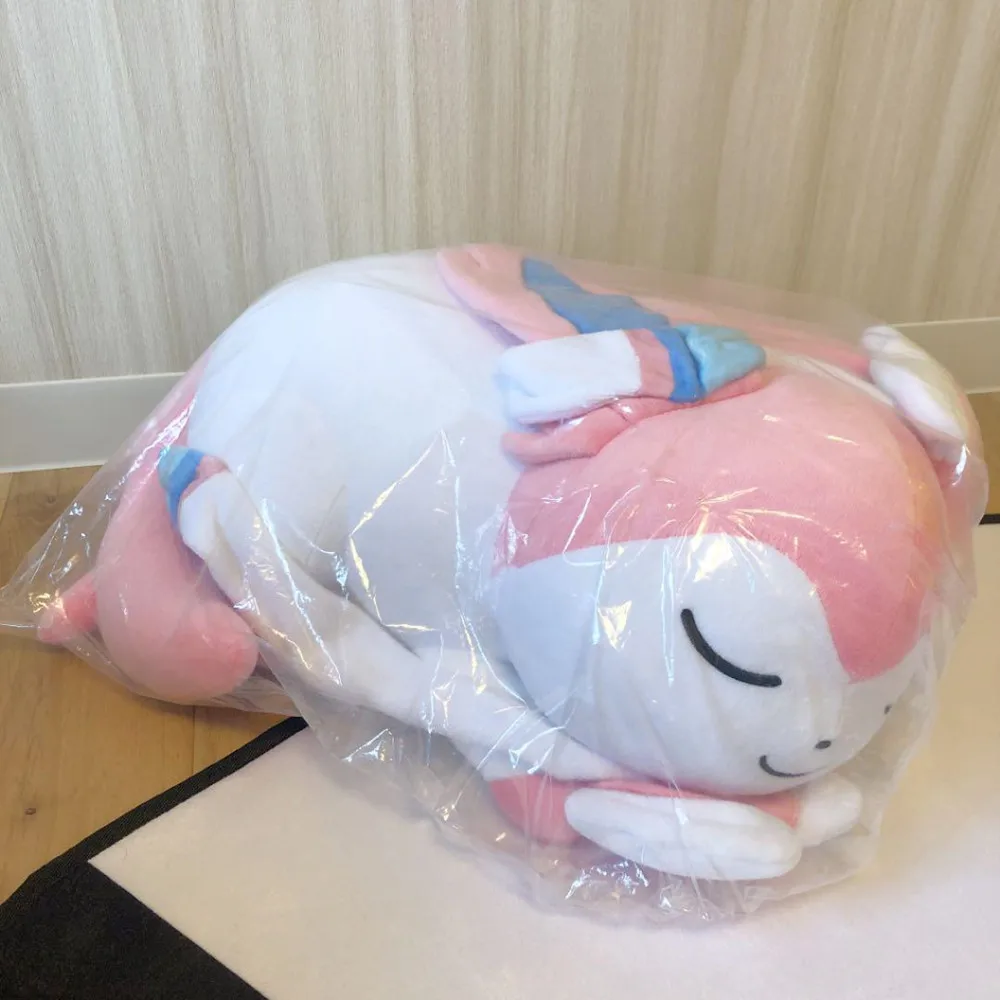 original Eeveelution big sleeping Sylveon & Espeon & Umbreon & Leafeon plush toy stuffed toy doll doll