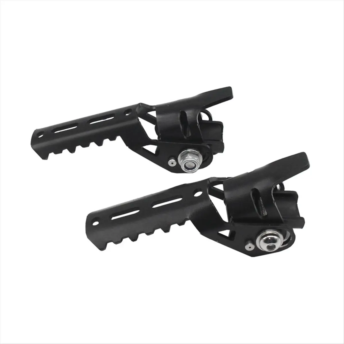 A23Z Motorcycle Front Foot Pegs Folding Footrests Clamps for R1250GS R1200GS ADV LC Fit 20-26MM Crash Bars Mount