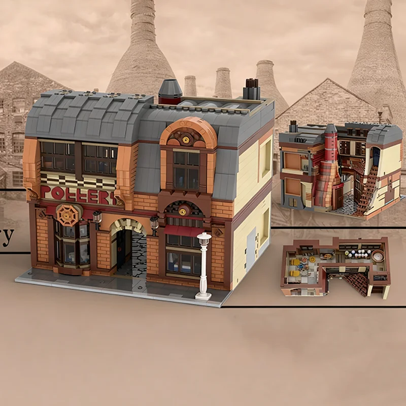 3626pcs MOC Het Aardewerk Gemodulair Model Bouwstenen Bouw Kerstcadeau Creatief Idee Speelgoed Onderwijs Baksteen Verjaardag