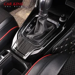Stainless steel Interior Car Central Console Water Cup Cover Frame Panel Trim For Volkswagen Vw T-ROC T ROC TROC 2017 2018 2019