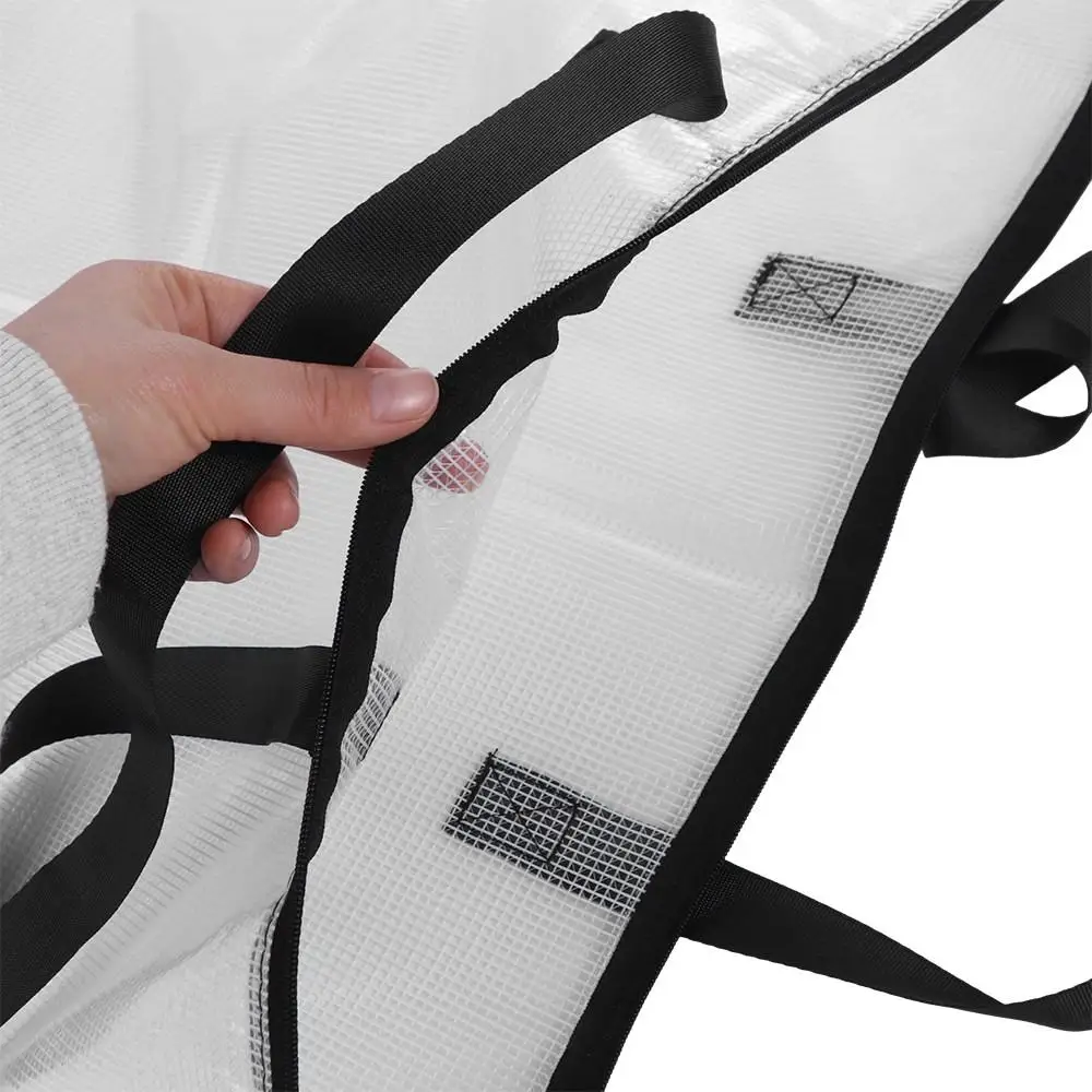 

Sketching Drawing Painting Art Portfolio Bag With Zipper Handle Transparent Drawing Board Holder Waterproof Dustproof