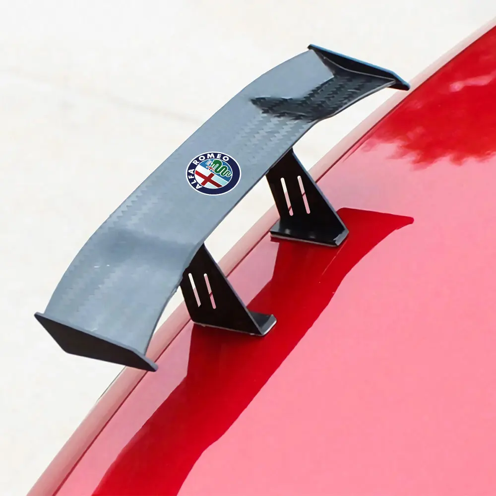 

Fashion Car Modified Rear Wing Carbon Fiber Trunk Exterior Wing For Alfa Romeo 156 159 Mito Stelvio Giulietta 166 Car Valve Cap