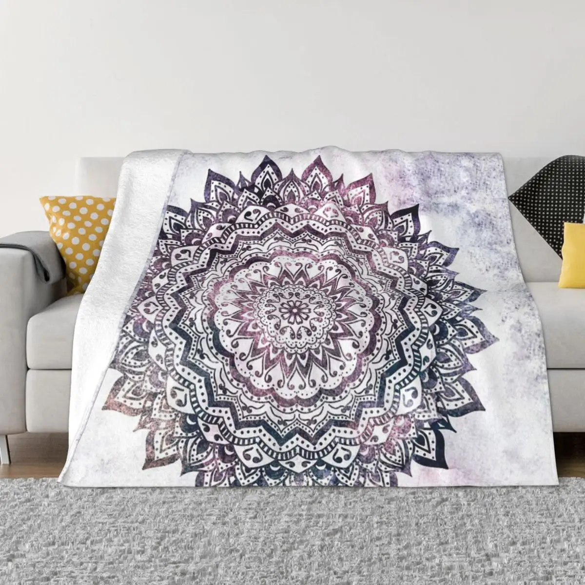 Jewel Mandala Anime Knee Blanket Couple Blankets Thin Wadding Blanket Throw Blanket