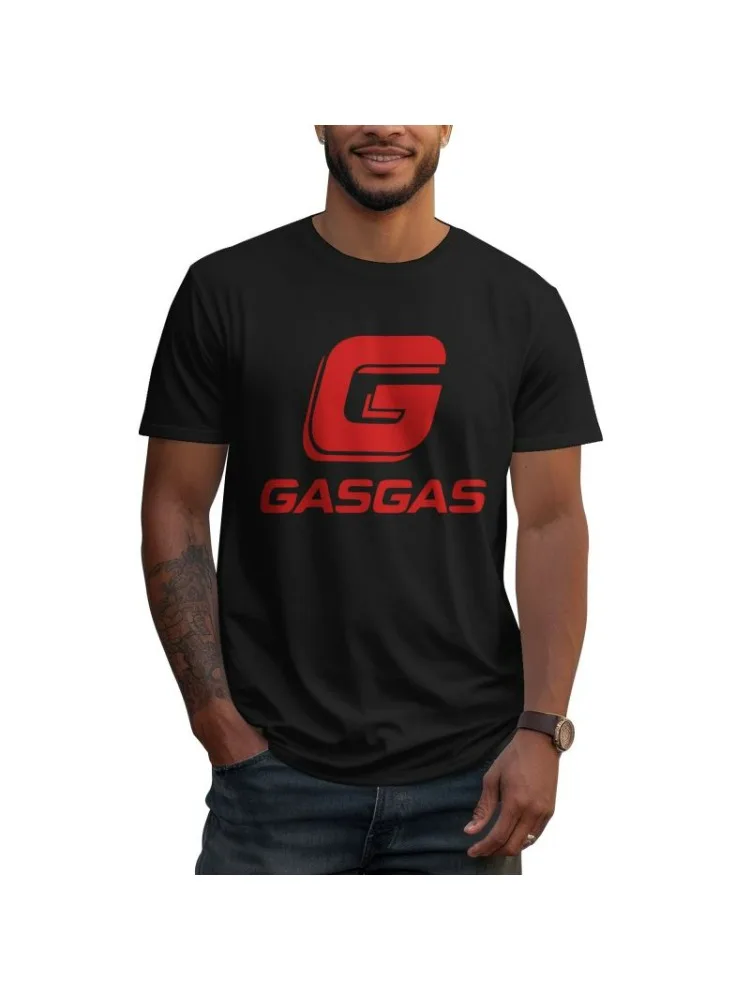 AliExpress GasGas Enduro Motorcycle Print T-shirt Mountain Bike Short Sleeve O-Neck T-shirts Men Summer Casual Cotton Tops Tees Streetwear