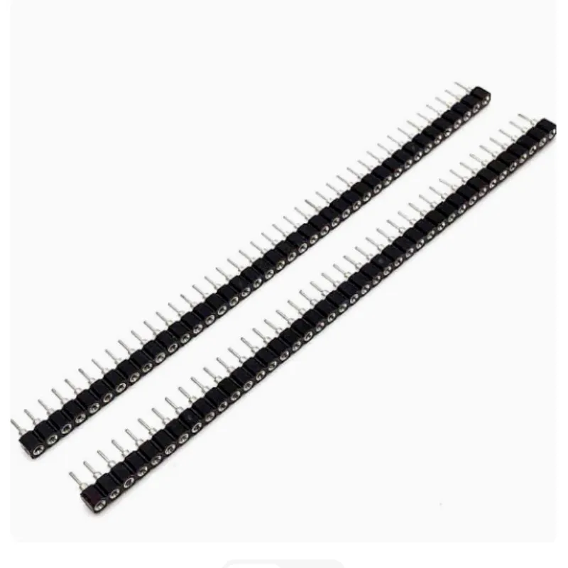 10pcs 2.54mm Single Row 40Pin 1x40 Round Female Pin Header