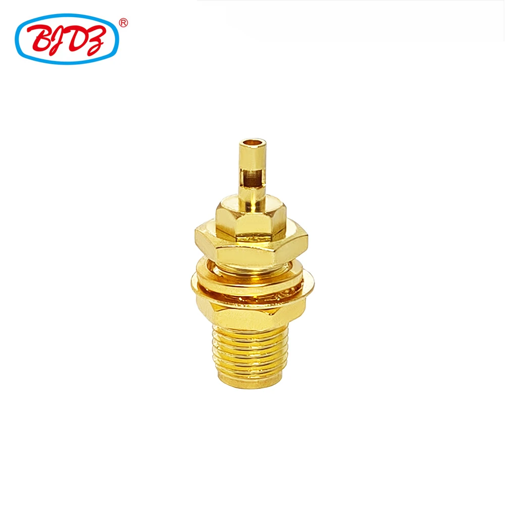 Free Shipping 10PCS SMA Female Jack Bulkhead Connector for 047 Coaxial Cable
