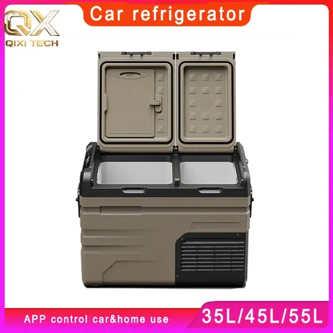 TA Alpicool 35L/45L/55L Car Refrigerator 12V/110V Portable Compressor Cooler 220V/24V Car Home Fast Refrigeration APP Control