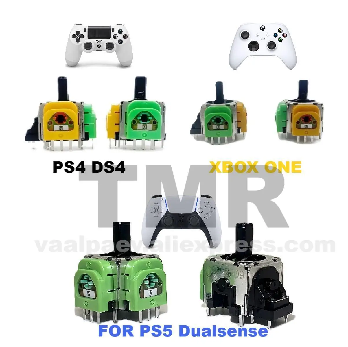 10 قطعة-100 قطعة TMR الاستشعار ثلاثية الأبعاد التناظرية ل PS5 PS4 XBOX SWITCHPRO لصالح جديد الأصلي النسخة المثالية أكثر كفاءة في استخدام الطاقة أكثر أكثر سلاسة