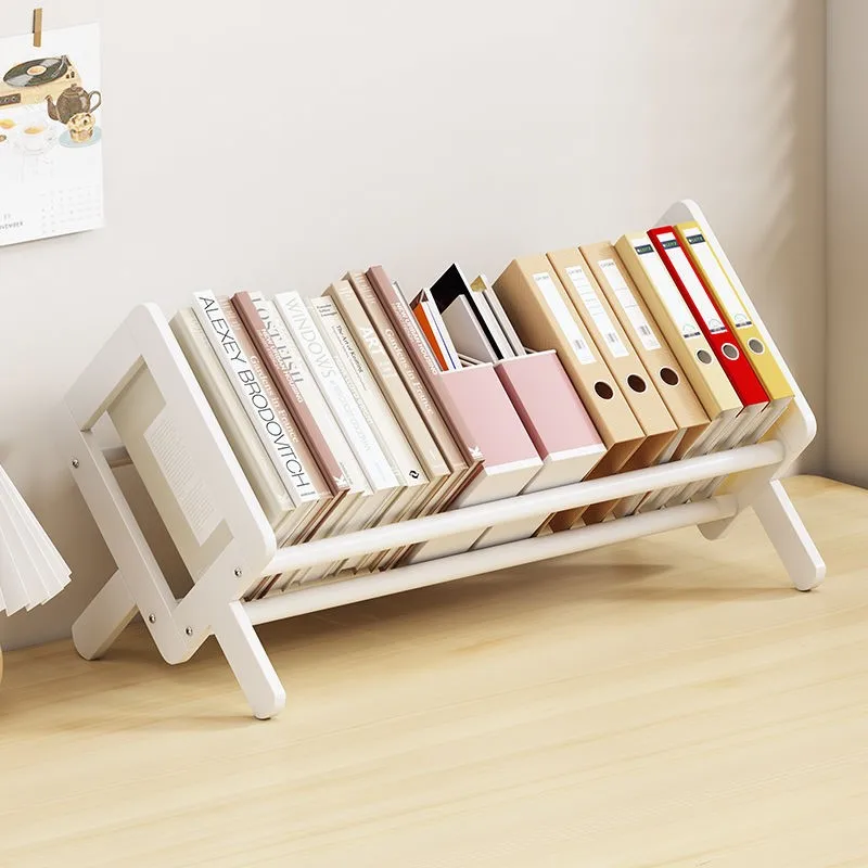 

Wooden Desktop Bookshelf For Students Children Simple Storage Rack Window Sill Storage Tabletop Bay Window Bedside Desk ZE265