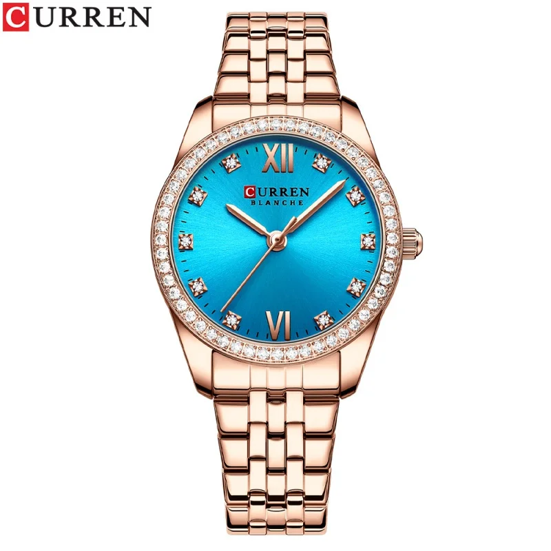 

Curren 9086 Fashion Quartz Watch Casual Steel Belt Women's Watch Foreign Trade Watch