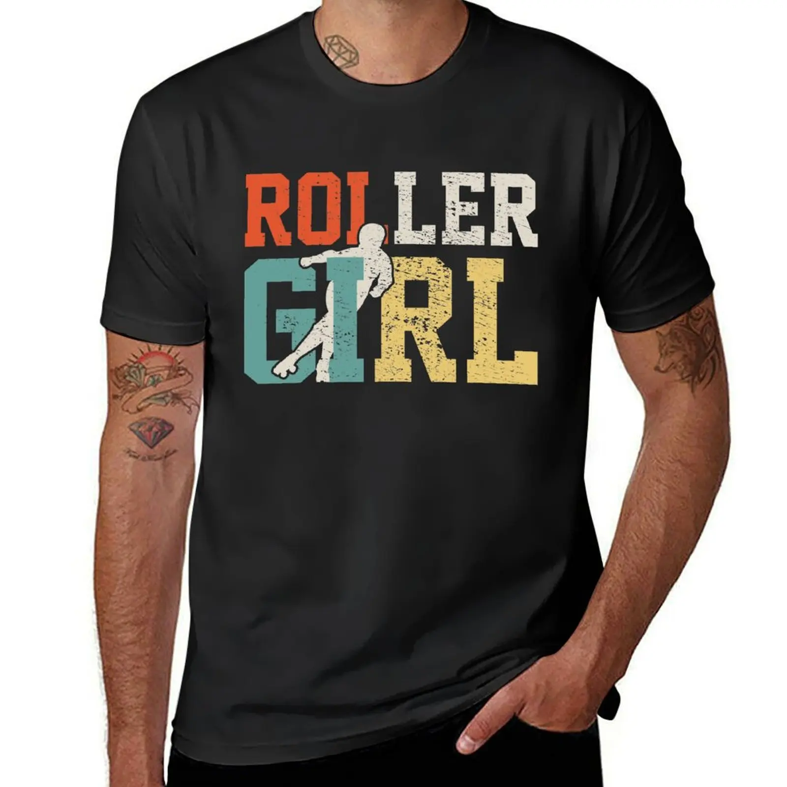 Roller Derby Skater T-Shirt new edition tees mens white t shirts