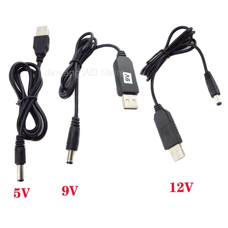 USB naar DC-voedingskabel Universele USB naar DC-aansluiting Oplaadkabel Netsnoer Plug Connector Adapter voor Router Mini Fan Speaker C3
