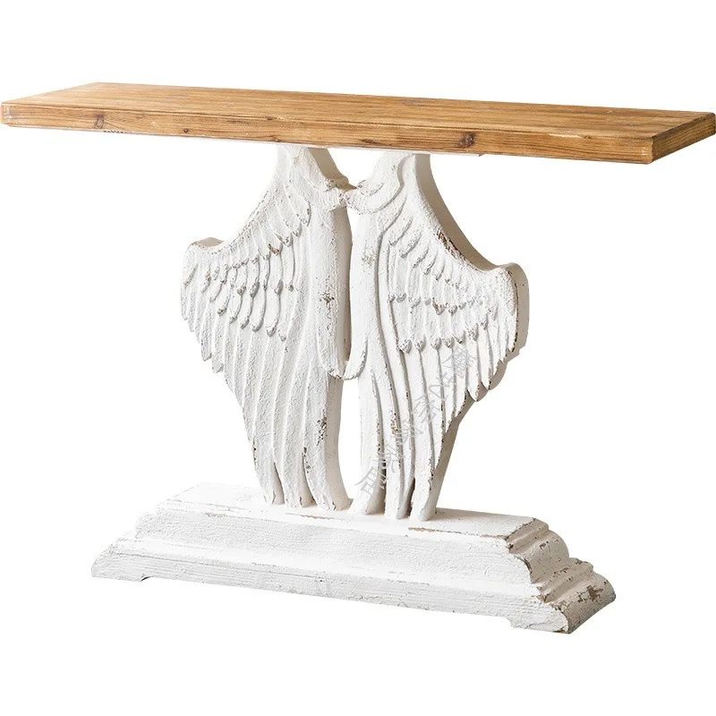 

Corridor Narrow Side Table Carved Wings Entrance Platform