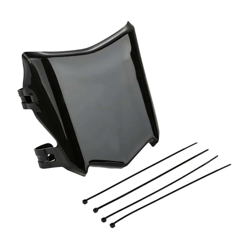 Off Road Motorcycle Front Number Plate with Mud Proof Surfaces Strong Plastic License Plate Holders for Rough Terrain