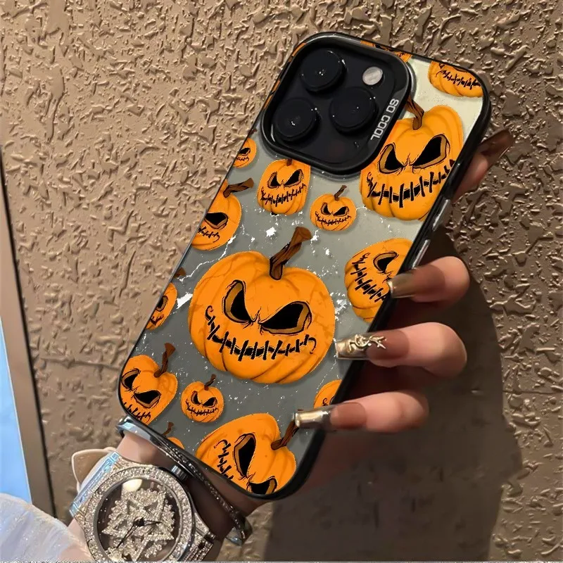 Devil's Pumpkin Phone Case for Samsung Galaxy A57 A37 S20 S22 S23 S24 S25 S26 Ultra Plus Shockproof Protective Fundas Cover