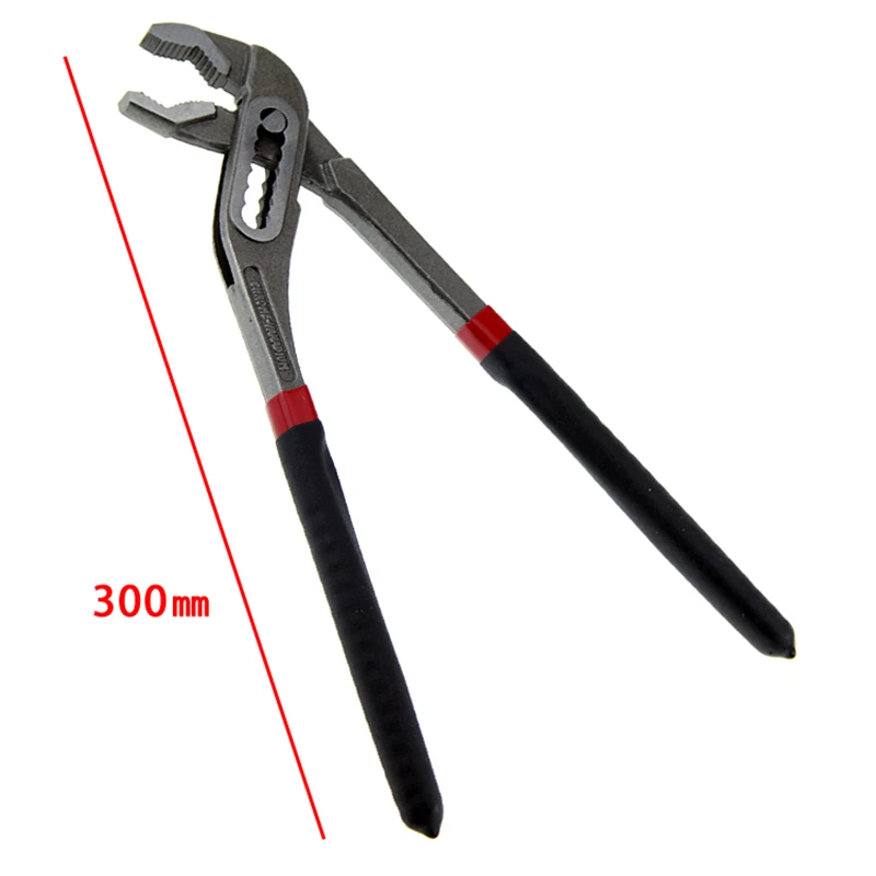 10/12 Water Pump Pliers 1-Piece Multifunctional Plier Quick-Release Straight Jaw Groove Joint Pliers Plumbing Pliers