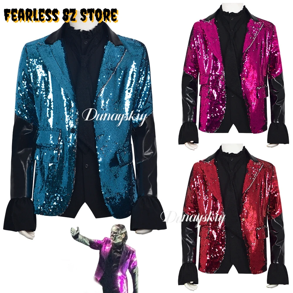 

Band Ghost 할로윈 의상 Jacket Coat for Men Movie Rite Here Rite Cosplay Disfraz Band Performance Clothing Halloween Carnival Suit