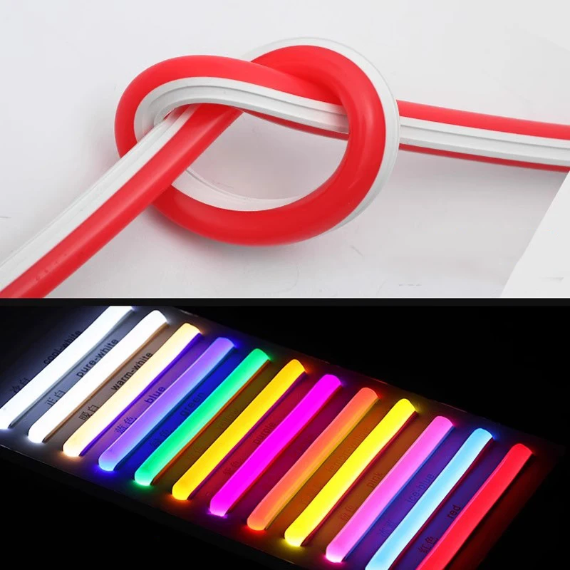 Diy Separate Silicone Neon Sign Strip 6Mm Flexible Soft Led Neon Separated Bendable Silicone Tube Tape Waterproof Ip67 12V