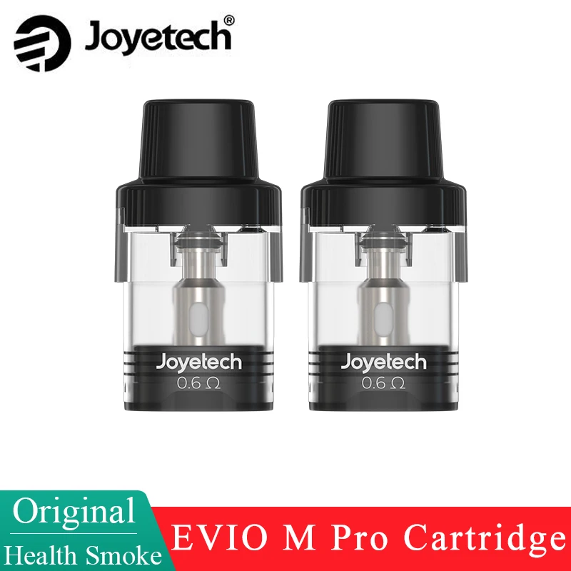 خرطوشة جراب Joyetech-EVIO M Pro ، عدة تعبئة منزلقة ، سيجارة إلكترونية ، 2 من ، 0.6 أوم ، 0.8 أوم ، أصلية ، 2 لكل لوط