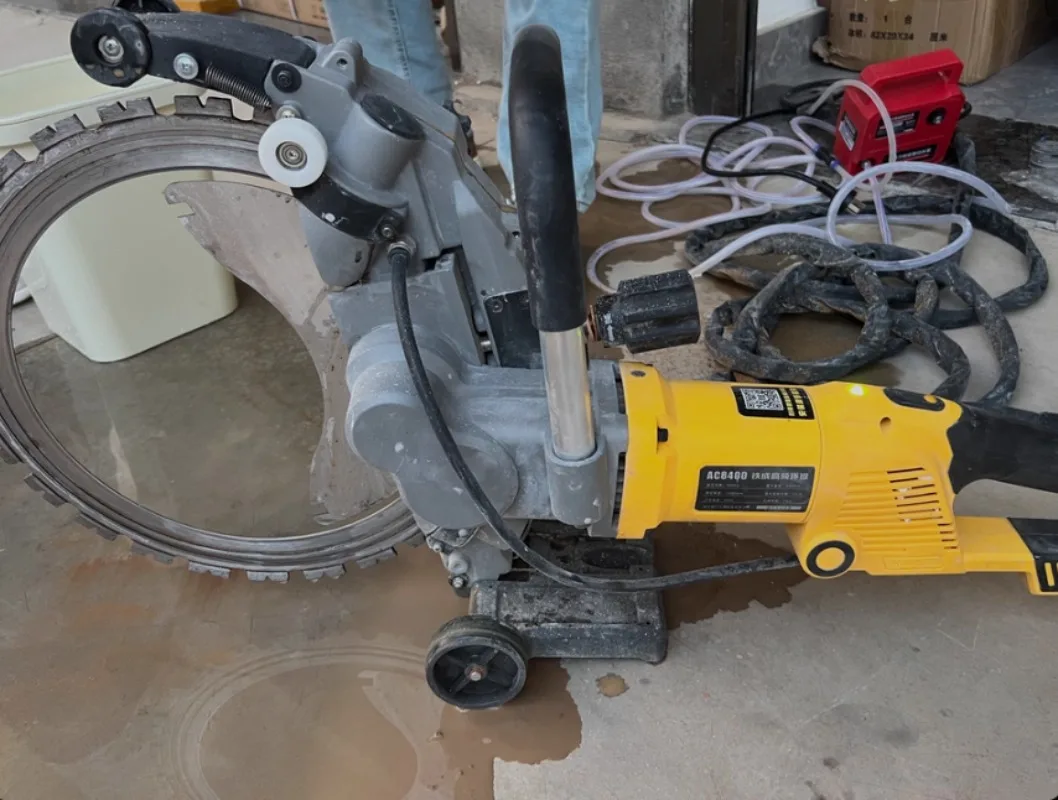 

Высокочастотная бесщеточная кольцевая пила Tiecheng для резки бетона, многофункциональная, без пыли