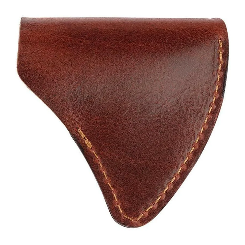 For Camping For Wood Splitting Axe Case Rugged Leather Case For Axe Blade Edge Shield Protects Blade Prevents Cuts And Scratches