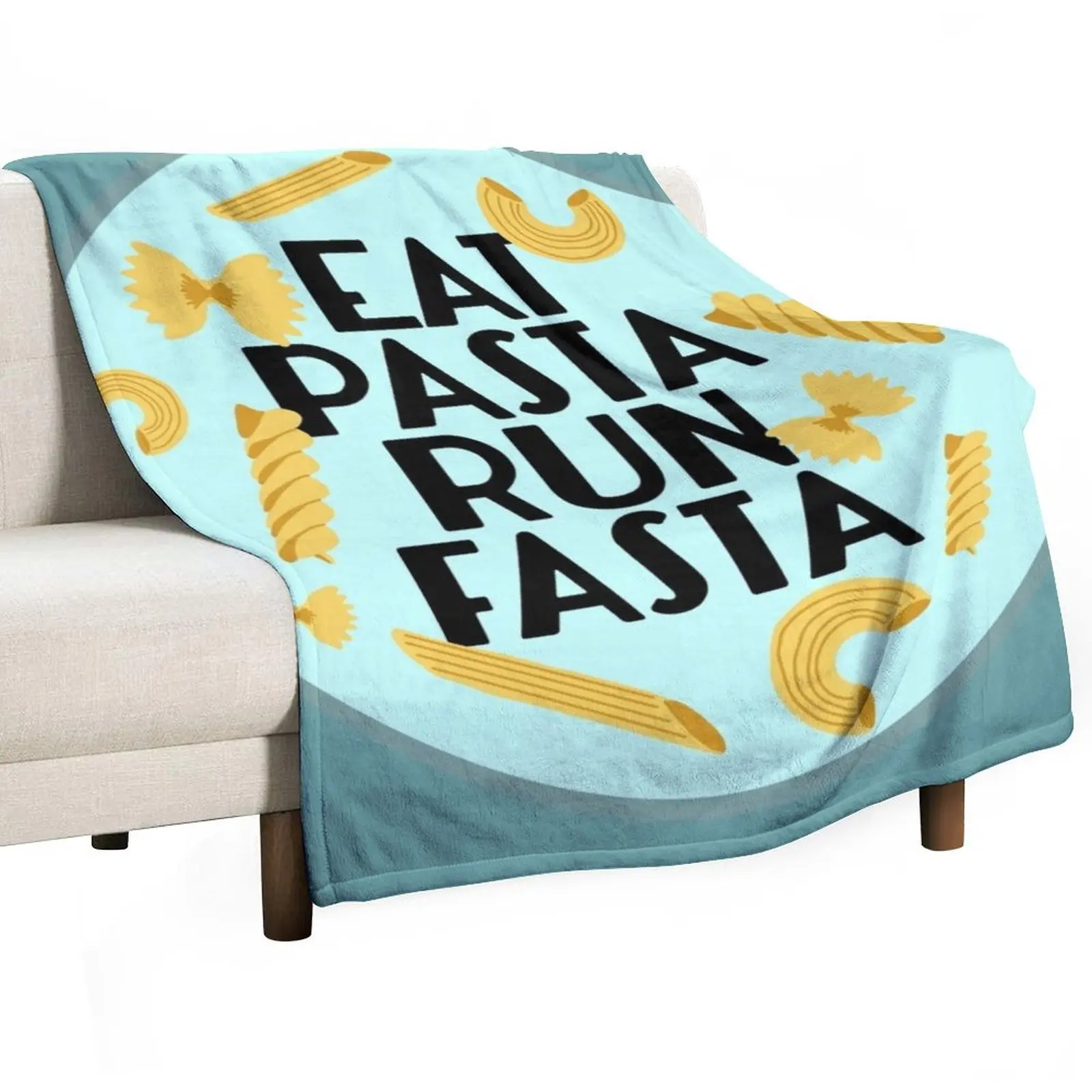 

Eat Pasta Run Fasta Throw Blanket heavy to sleep Blankets For Bed Sofa Quilt Blankets