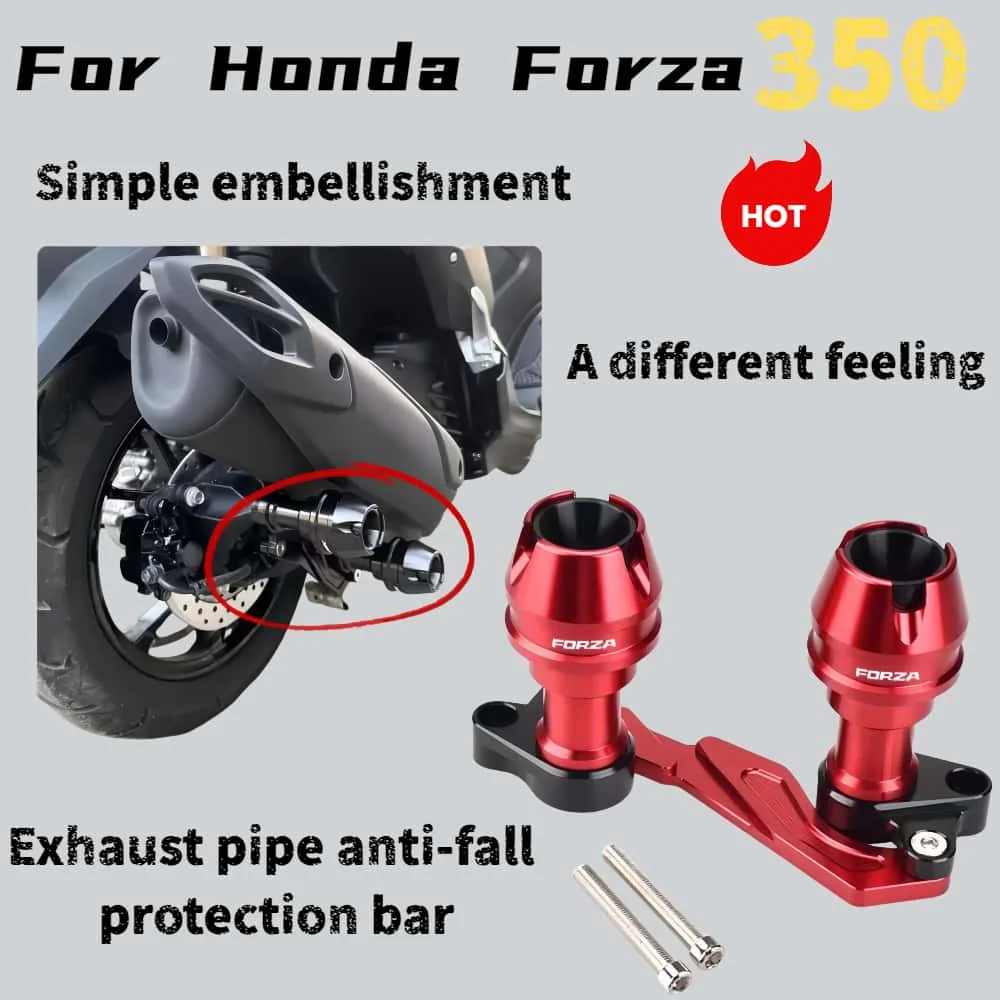 

Для Honda Fosha 350/300 NSS350 модификация выхлопной трубы защита от падения переднее колесо защита от падения