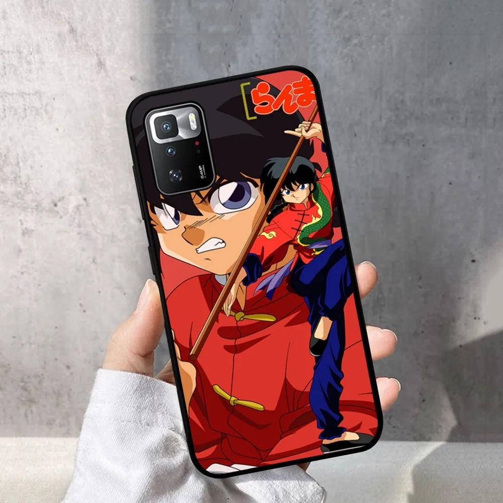 Cartoon Ranma 1 2 Phone Case For Redmi Note 4 X 5 A 6 7 8 T 9 9S 10 11 11S 11Epro Poco M3 pro