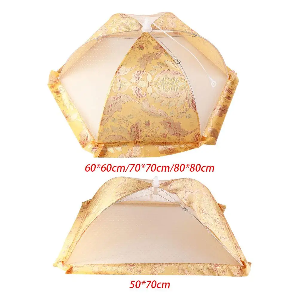 Stain Proof Insect-proof Dish Tent Dining Table Lace Fabric Anti Mosquito Food Cover Table Cover Kitchen Gadgets Food Lid