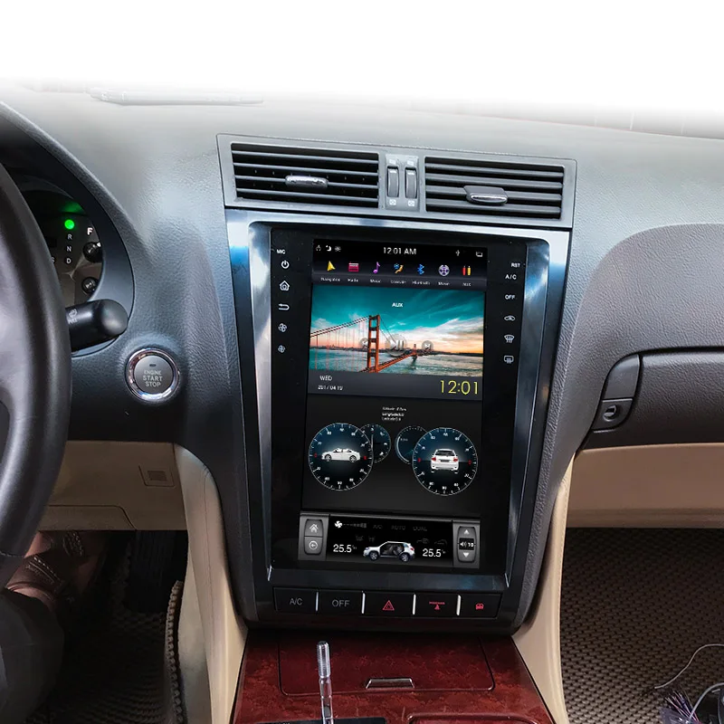 12.8inch Android 13 Tesla Screen For Lexus GS GS350 GS300 GS430 GS450h GS460 Car Radio GPS Multimedia Video Player Carplay 256GB