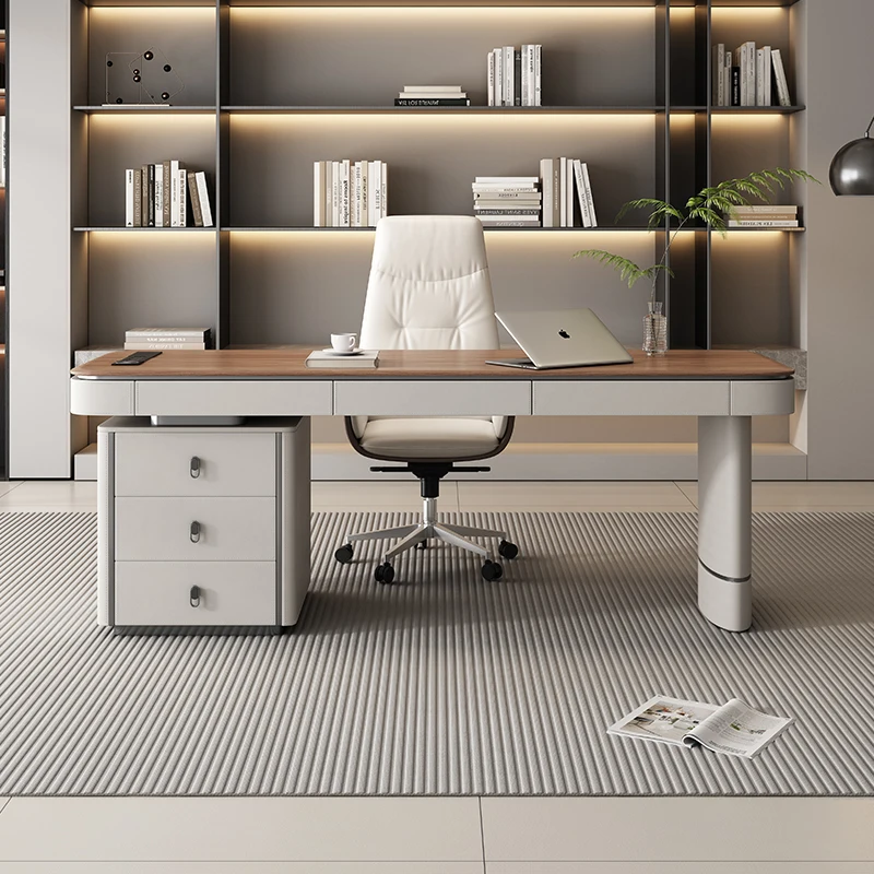 Bureaux Gamming مكتب تنفيذي ارتفاع المكتب أدراج تخزين طاولة مكتبية غرفة الأثاث أفقيًا ألعاب الكمبيوتر Biurko