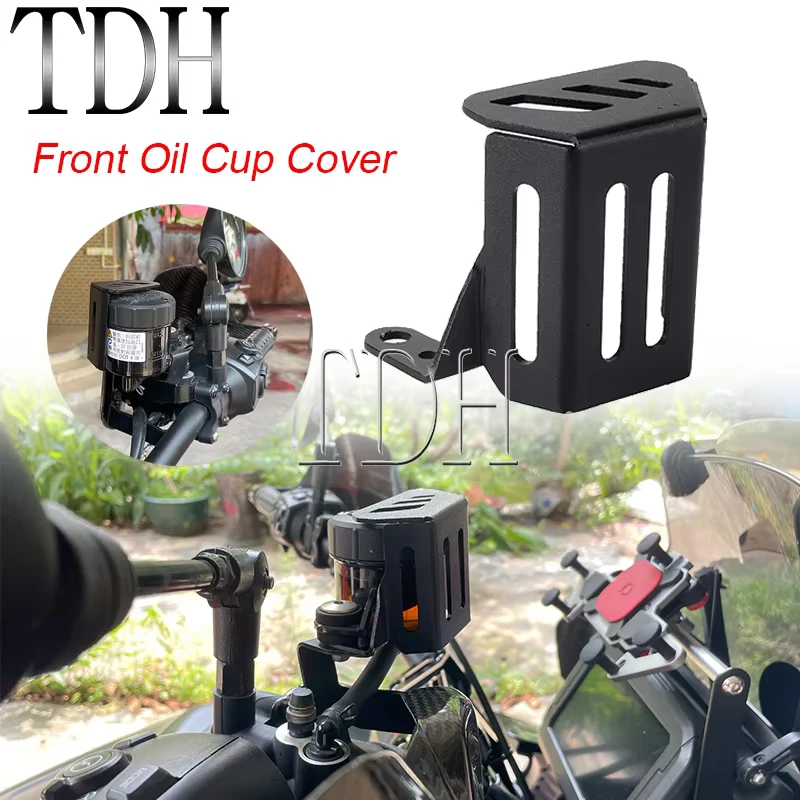 Cubiertas protectoras para tanque de fluido delantero de aluminio para Harley Pan America 1250 S, accesorios para depósito de aceite, RA1250 RA 1250 S 2021-UP