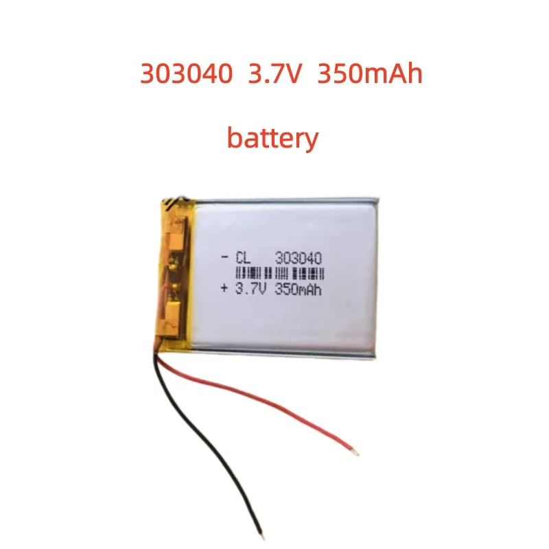

Variety Plugs 303040 3.7V 350mAh Rechargeable Lithium Li-ion Polymer Battery