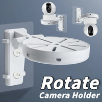 No Punching Monitor Bracket For Camera Wireless Network Monitor Indoor Hanger Rotatable Wall Mounting Web Camera Support Base
