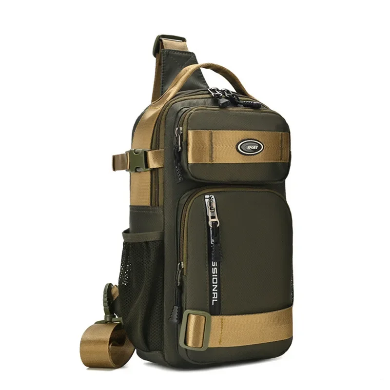 

Fashion Multifunction Men's Shoulder Bag Running Outdoor Sling Crossbody Bags Male Travel Trend High Capacity Sport Chest Bag