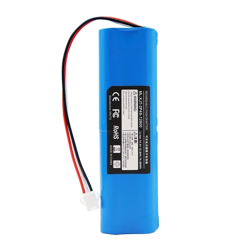 Original genuino 12800mAh para XiaoMi Lydsto R1 batería recargable de iones de litio Robot aspirador R1 paquete de batería con capacidad