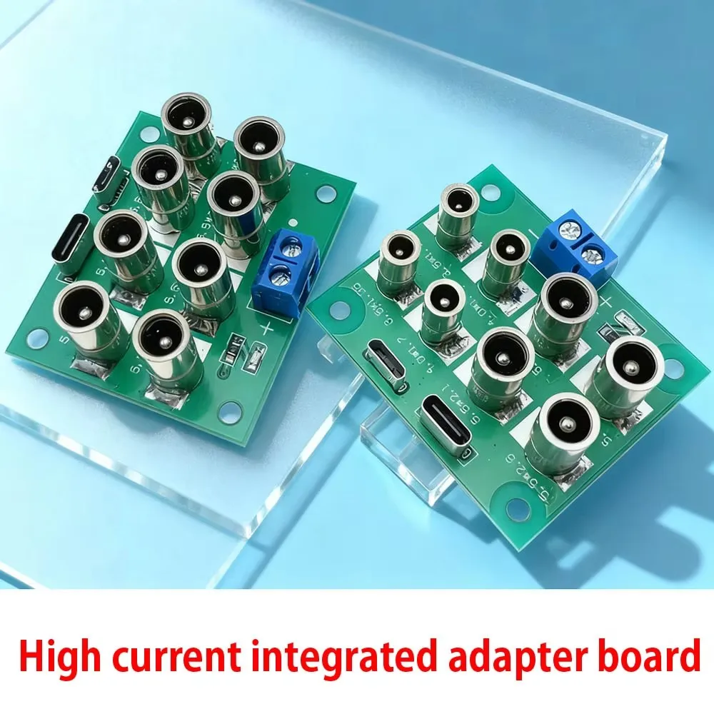 DC 5.5*2.1 mm Female Jack Connectors Integrated Board Distribution Hubs High Current TYPE-C MICRO 5521 for DC Base Testing Board