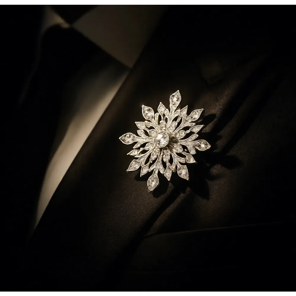 

Набор маленьких брошей-цветов из хрусталя для рукоделия, свадебных букетов, женской моды