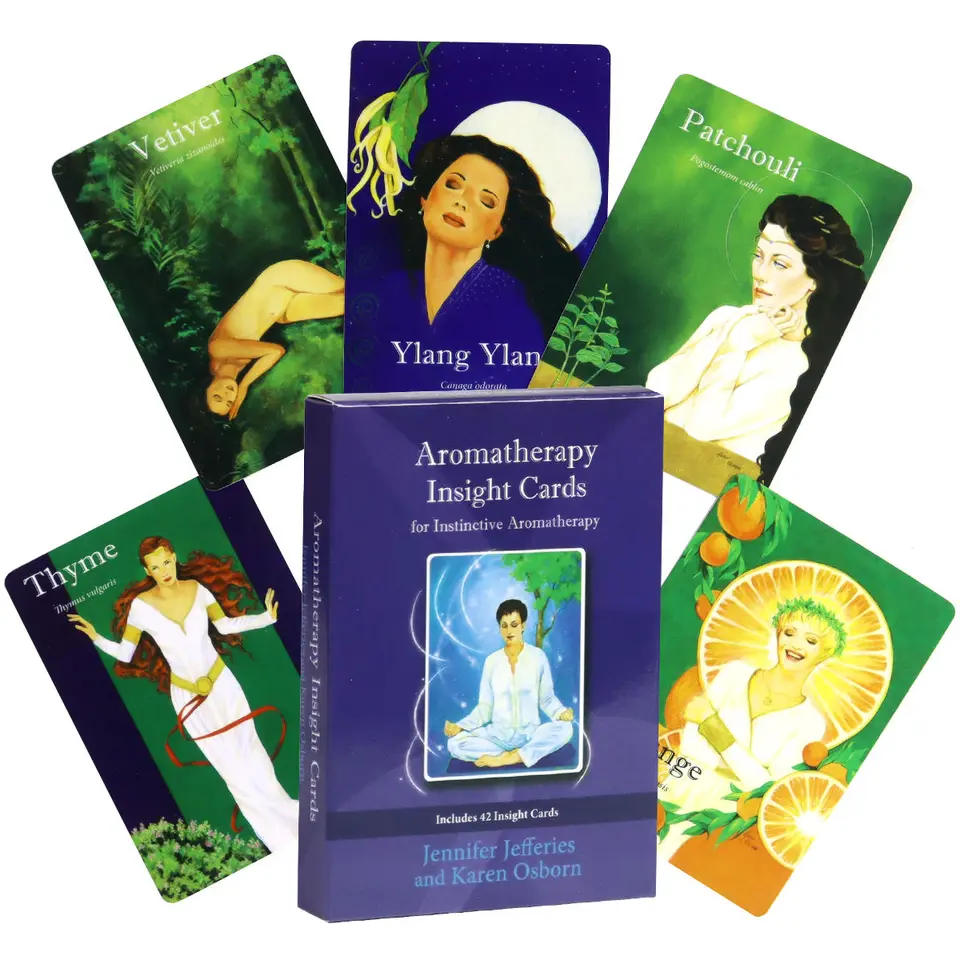 【和訳付き】Aromatherapy Insight Cards 42枚セット Aromatherapy Insight Cards - A Powerful Tool To Help You Tap Into