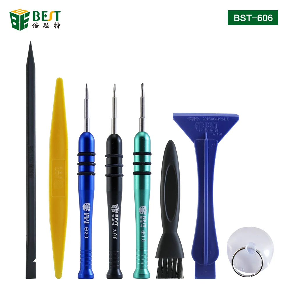 

BST-606 Repair Opening Tool Kit Screwdriver Set Repair Tools Phone Disassemble Tool Set For iPhone iPad