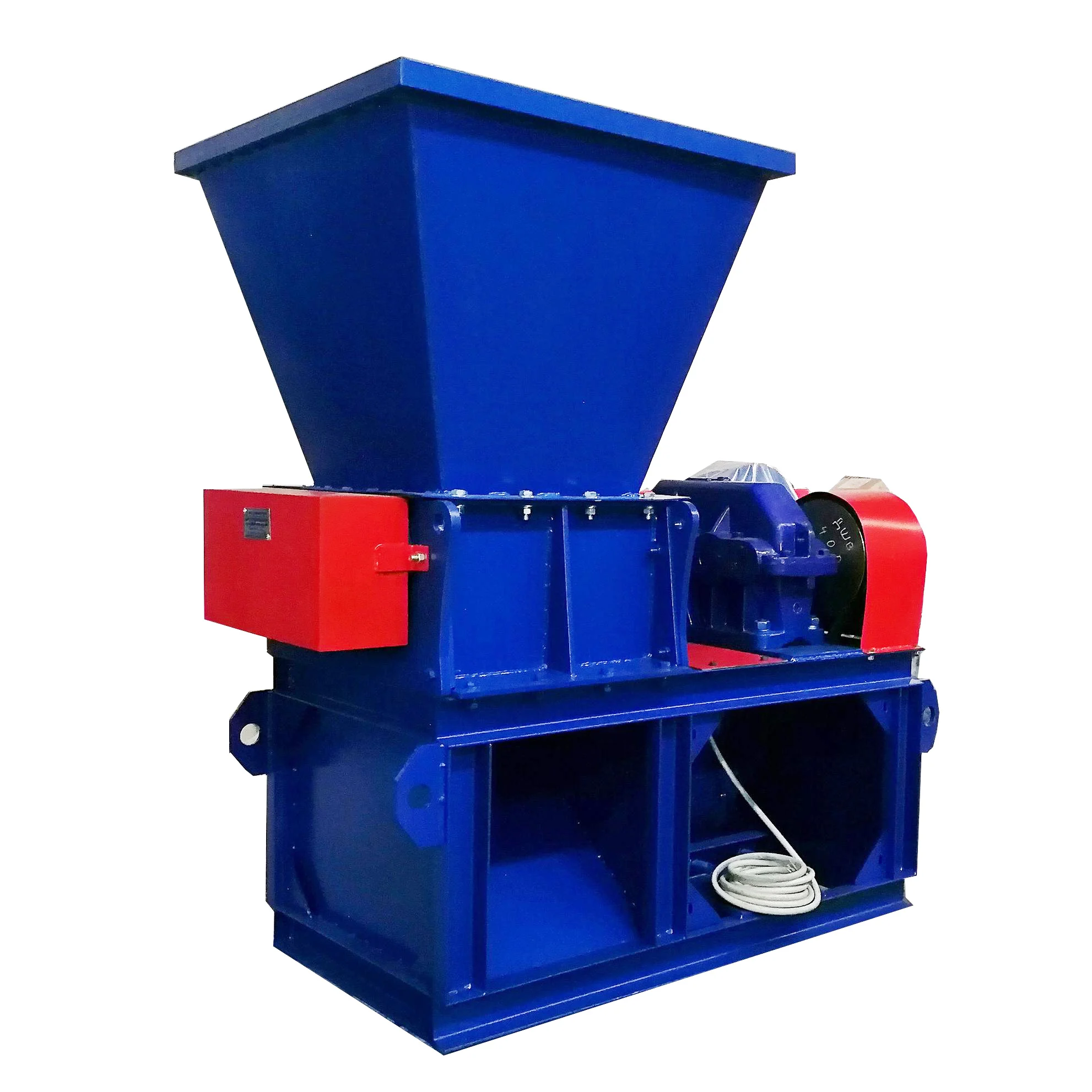 XY-400 Double Shaft Shredder Industrial  Shredder Machine for Waste Cardboard Wood Plastic Scrap Metal Tire