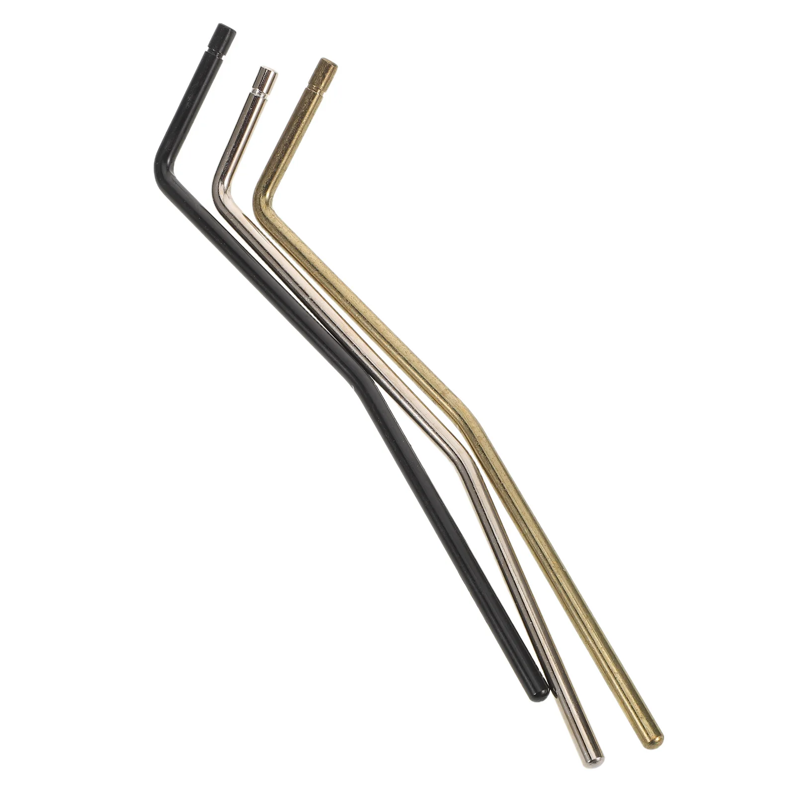 

3 Pcs Electric Guitar Accessories Bridge Vibrato Arm Tremolo Replacement Bar Rocker