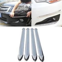 4pcs Car Anti-collision Strip Bumper Protector Protective Guard Bar Anti-rub Scrape Bumper Crash Styling Car Accessories