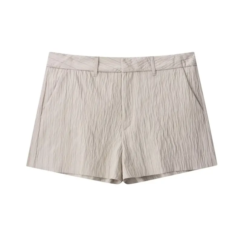 

Classic Stripe Suit Jaet orts Set with Slim Belt New Summer 2025 Women's Faion Ele Sli Workwear orm