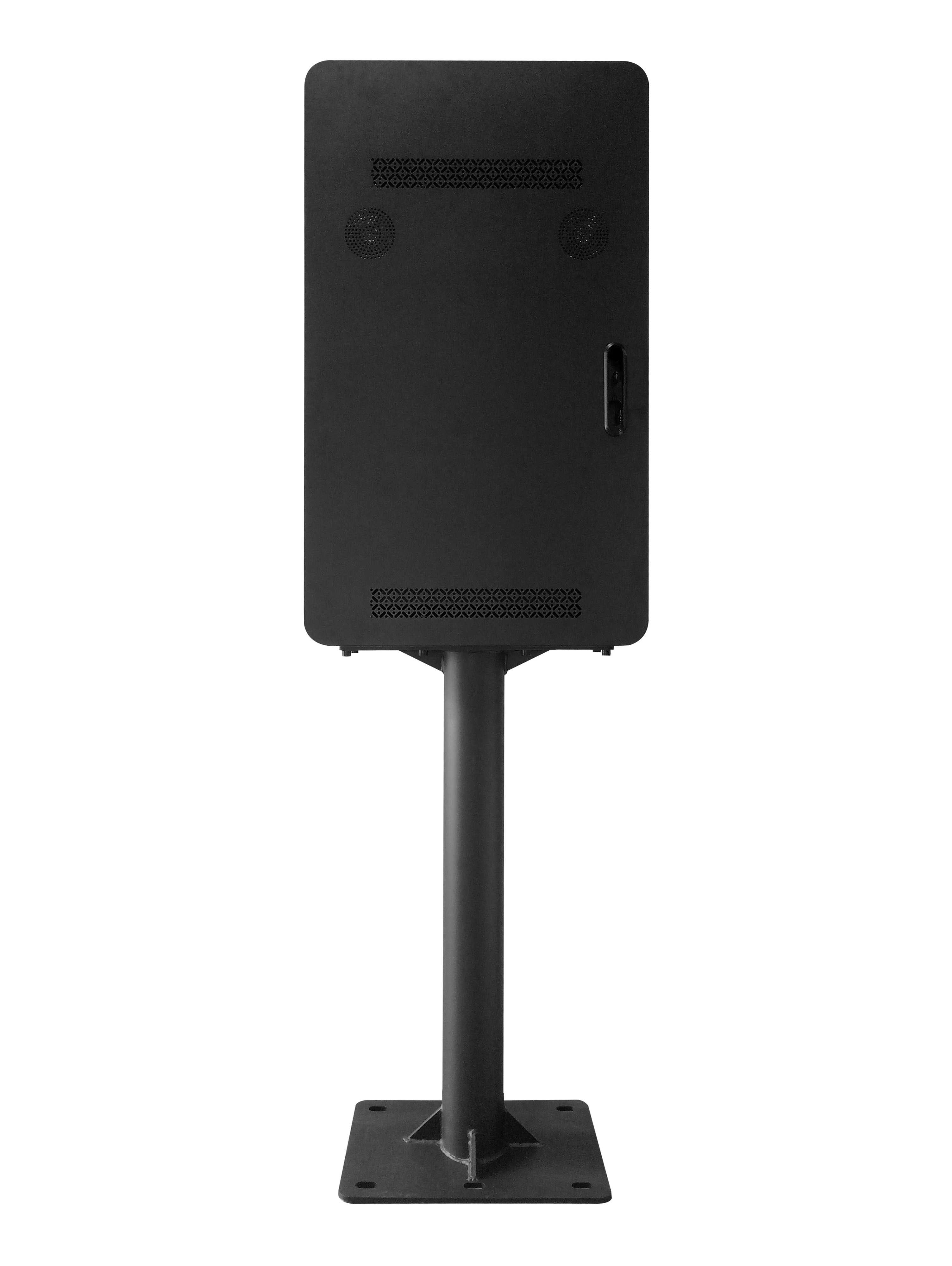 Regitech Dual-Sided Window Display LCD Kiosk Hanging Vertical Ceiling Mounted Digital Signage for Retail & Shop Window Elevator