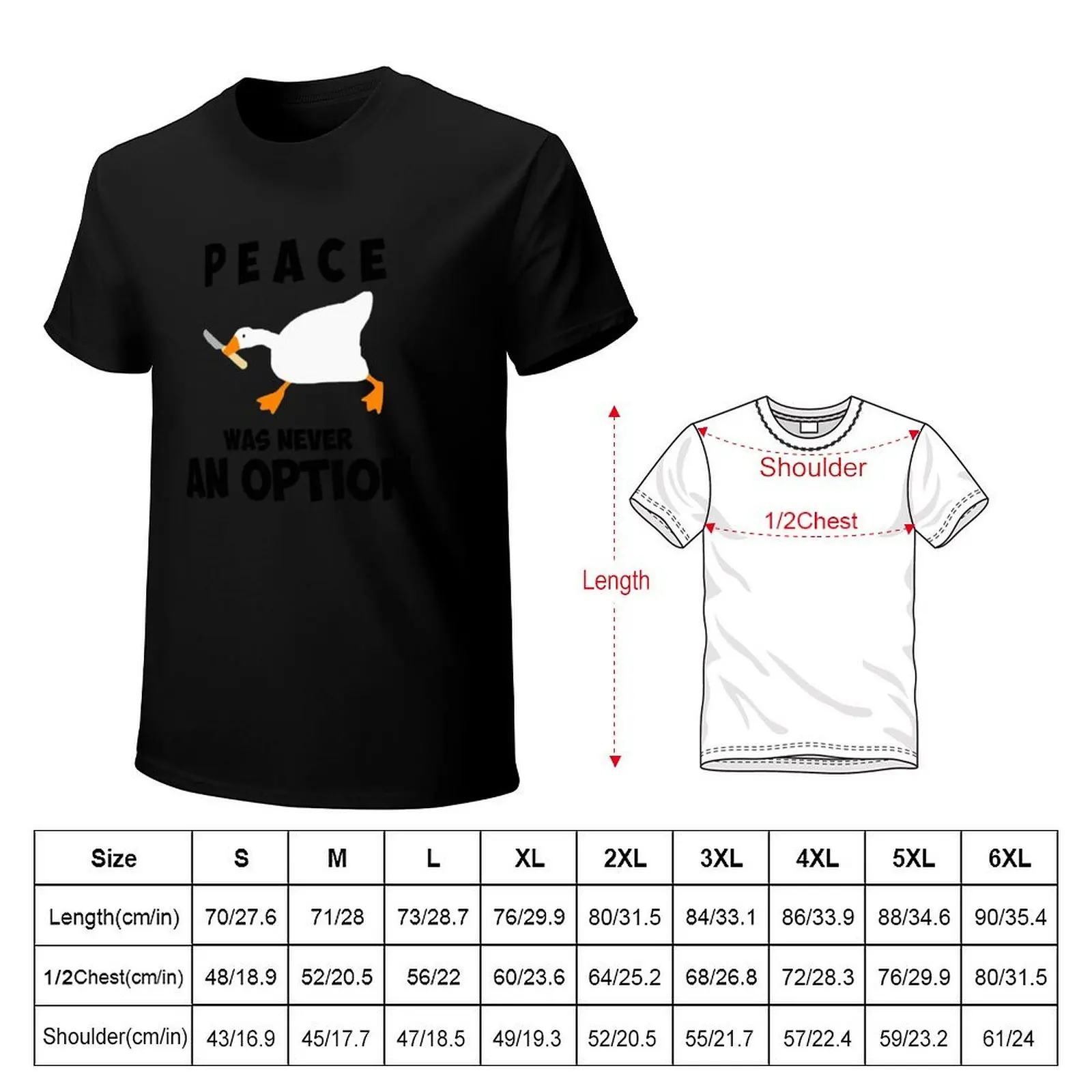 Peace Was Never An Option T-Shirt Mechanic Work Tee Shirt