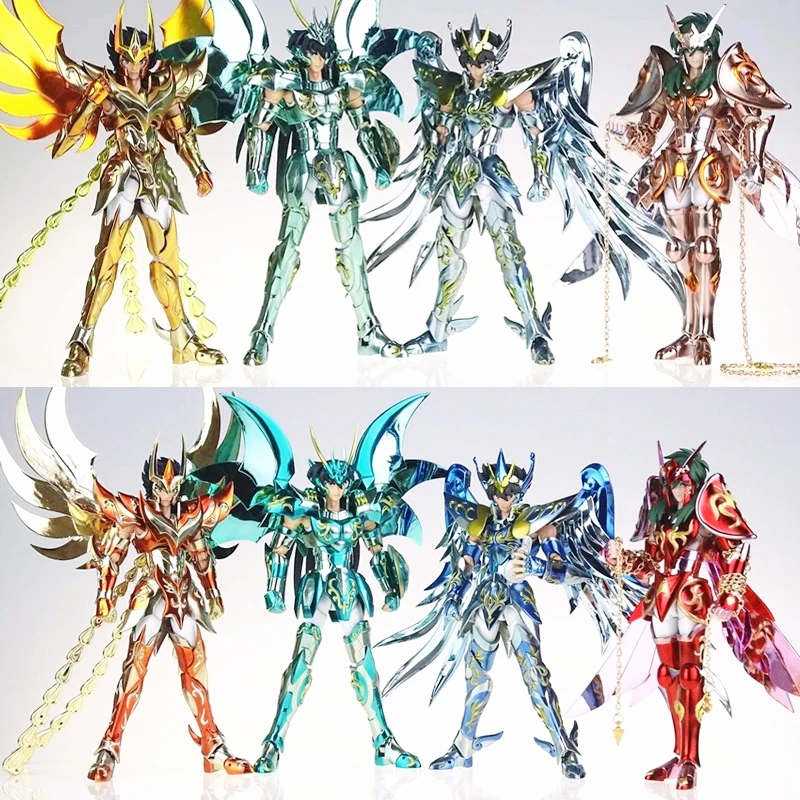 18cm GT Saint Seiya Myth Cloth EX God Cloth Dragon Shiryu Andromeda Shun Cygnus Hyoga V4 Knights of the Zodiac Action Figure Toy