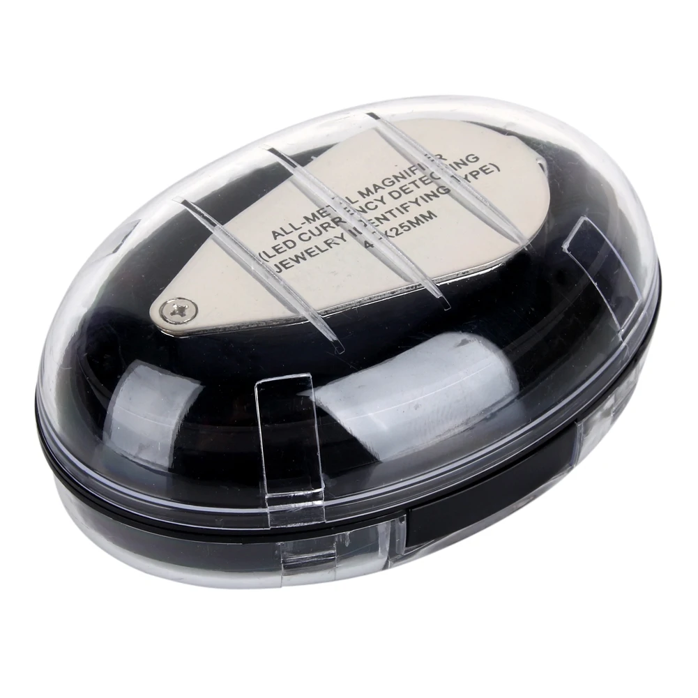 

Лупа Складная лупа Светодиодная лупа 40X Power на 3 батарей LR1130 Складная металлическая лупа для научных промышленного назначения